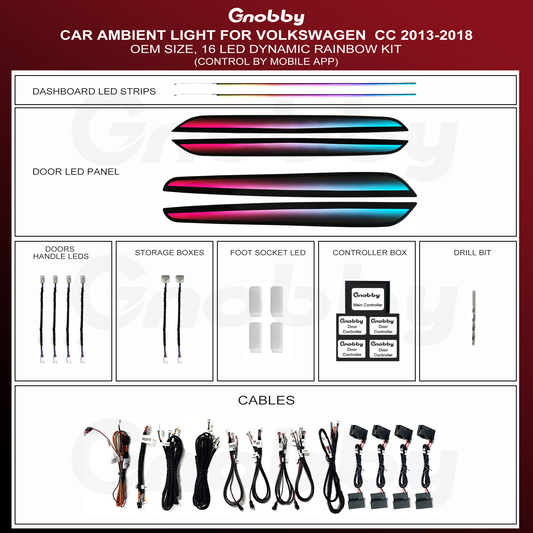 VW CC 2013-2018 Ambient Lightings