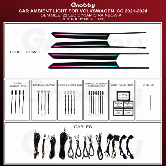 VW CC 2021-2024 Ambient Lightings