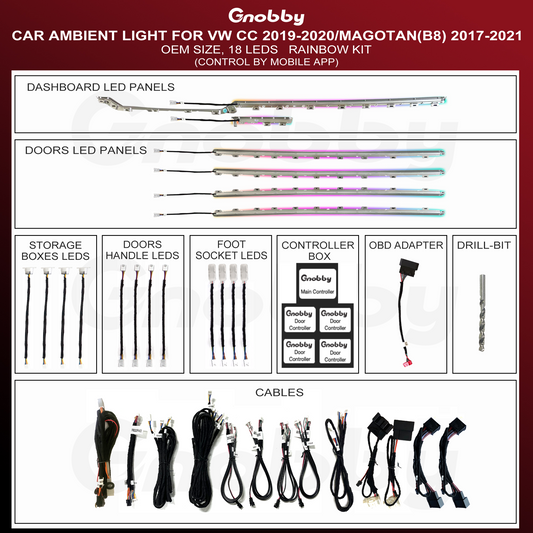 VW CC 2019-2020 Ambient Lightings