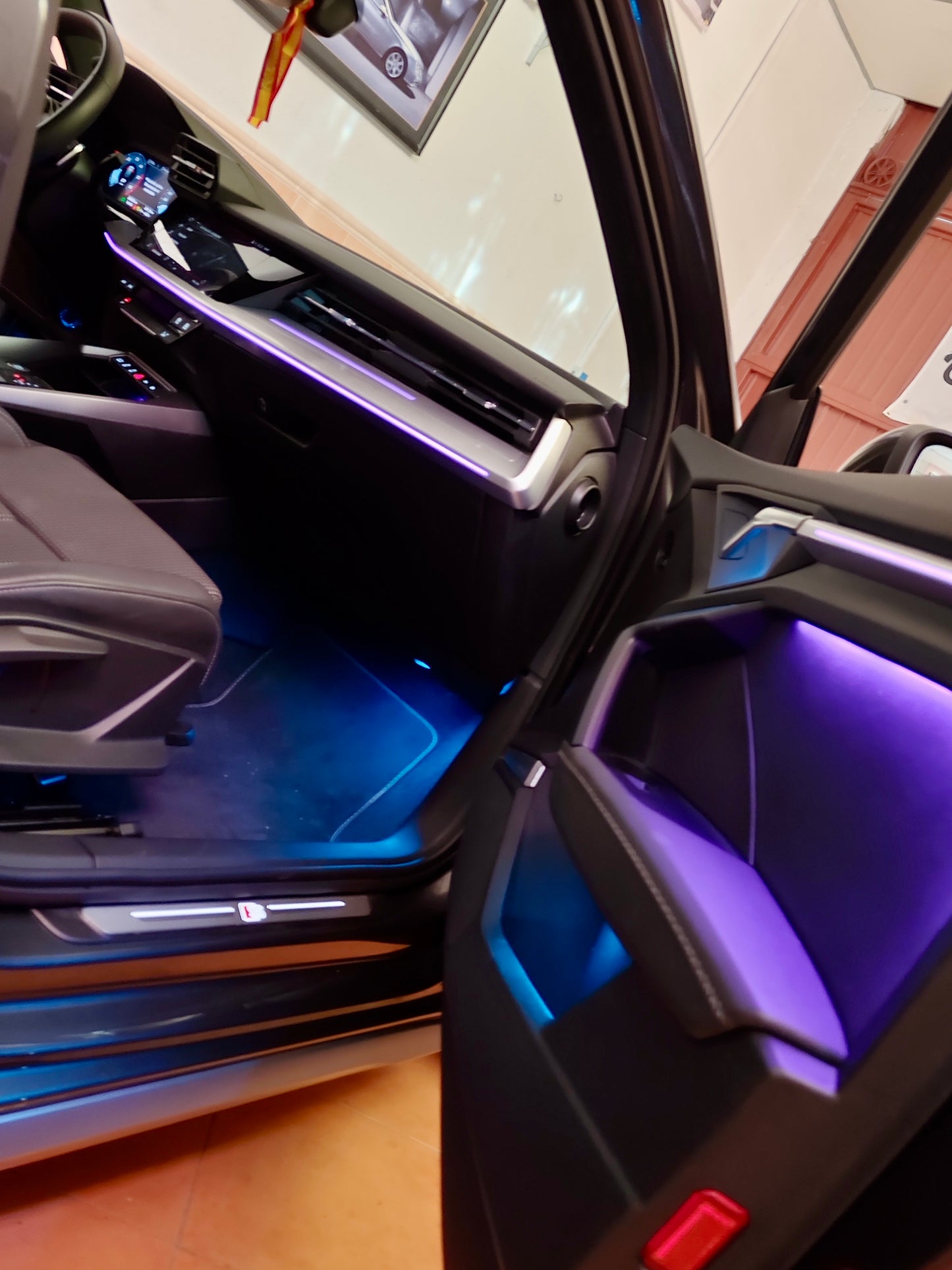 AUDI A3 2021-2024 Ambient Lighting Retrofit Kit | Laser engraving Style | OEM Size