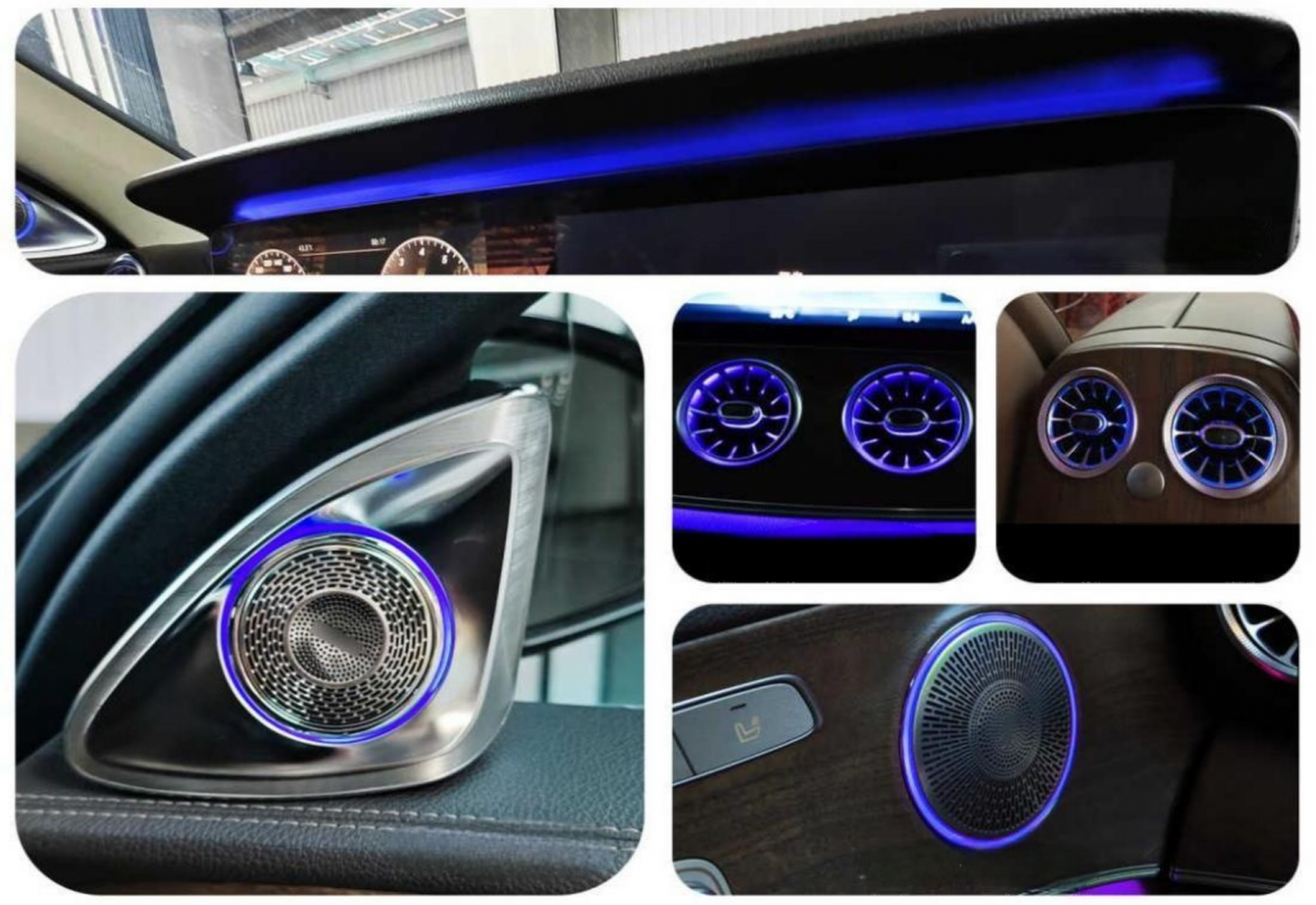 BENZ E Class W213 Ambient Lighting - 5 Sets | 64 Colors | OEM Style