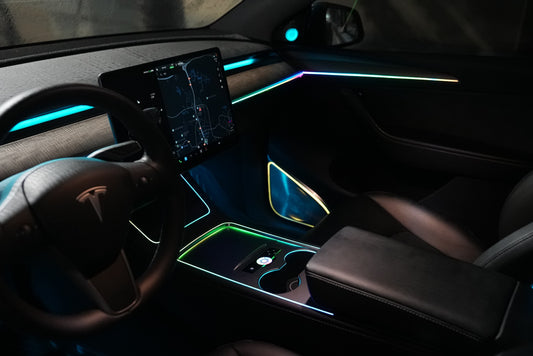 Tesla Model Y (2021-2022) Carving Ambient Lighting Kit