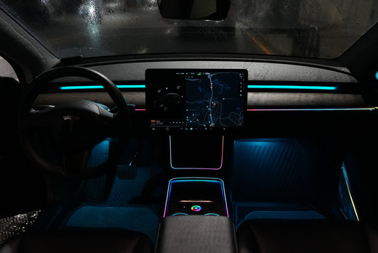 Tesla Model Y (2021-2022) Carving Ambient Lighting Kit