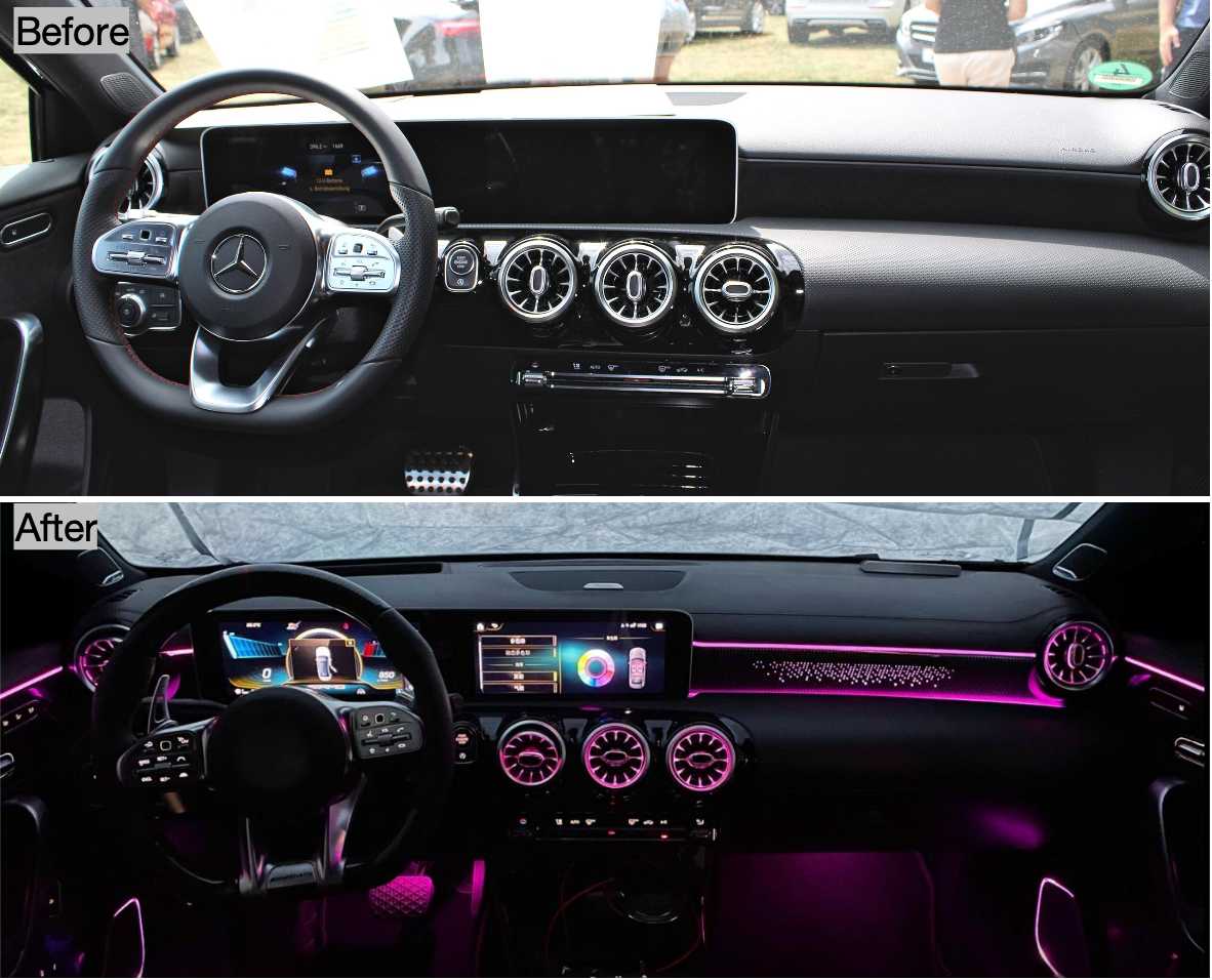 BENZ CLA W118 Ambient Lighting Retrofit Kit (8 Sets)