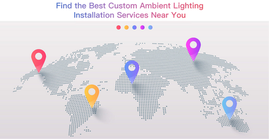 How to Find a Garage or Specialist for Custom Ambient Lighting Installation Near You