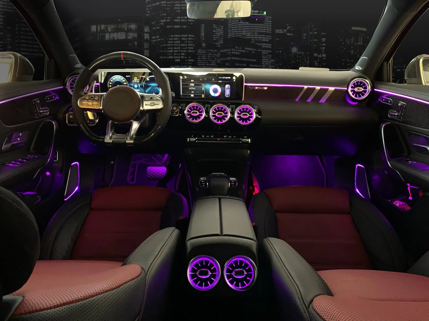 BENZ A Class W177 CLA W118 Ambient Lighting Interior Kit