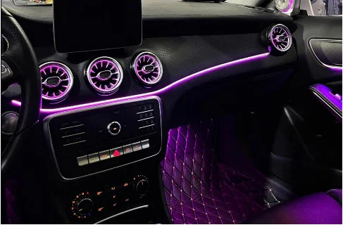 BENZ A Class W176 12 Colors Ambient Lighting - 2 Sets