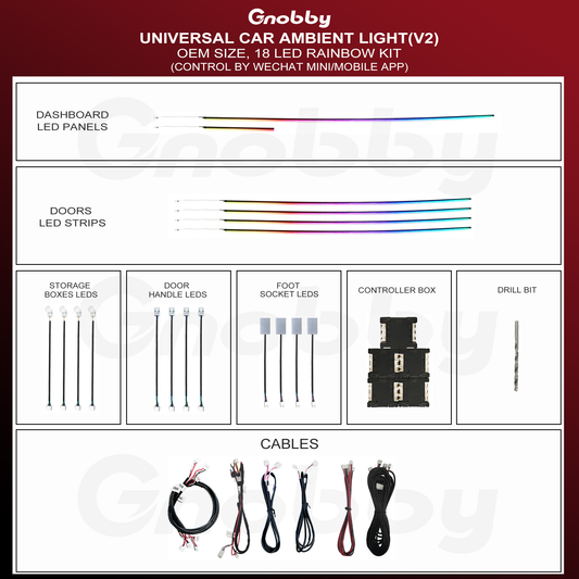 Universal Kit | 64 Colors Premium Ambient Lighting